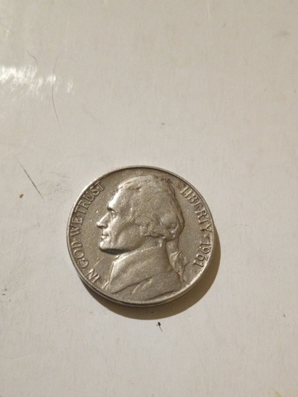 1961 No Mint Mark DDO NICKEL